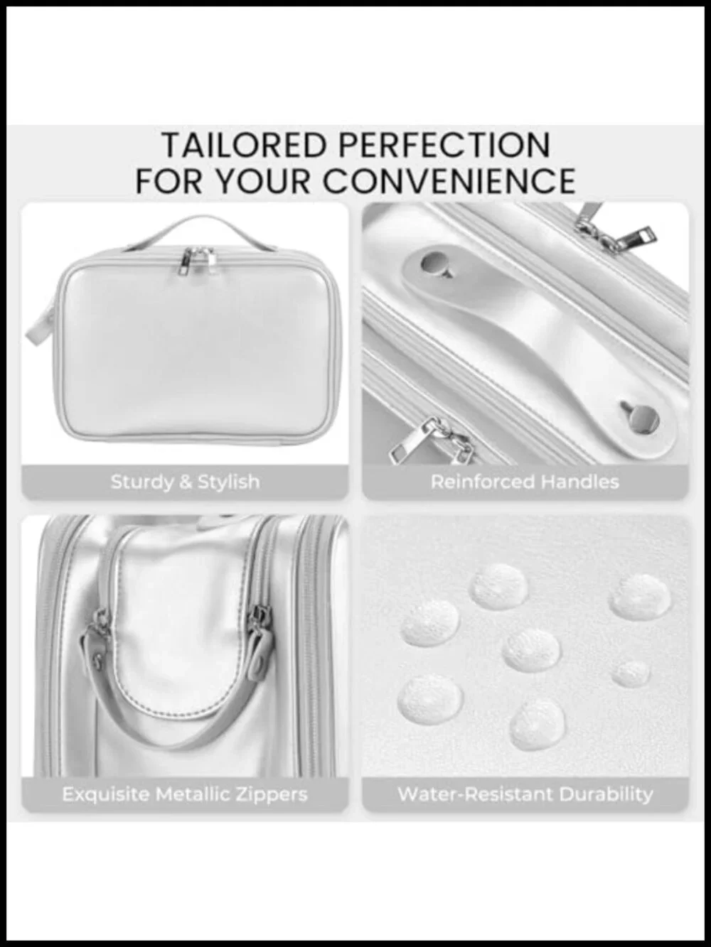 Travel Makeup Bag Large Capacity Waterproof Cosmetic Organizer